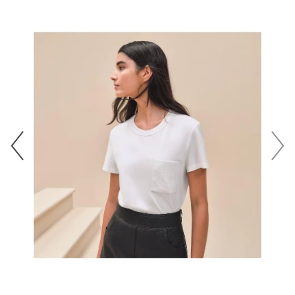 Hermes Embroidered pocket t-shirt